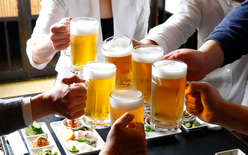 餃子と一品料理コース